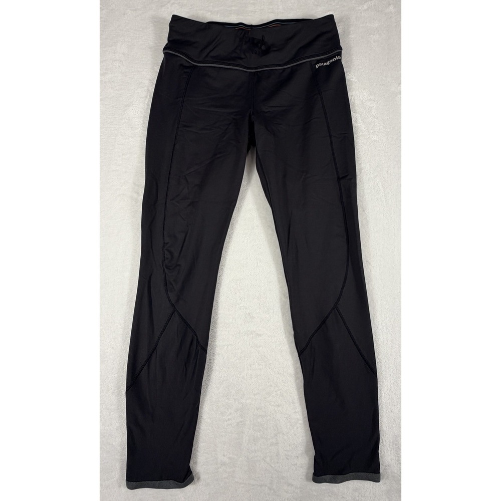 Patagonia Leggings Women's Sz M Brown Ankle Workout Gym Stretch Lightweight
